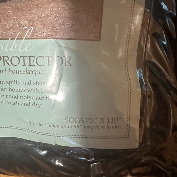 Sofa reversible cover! Black and grey color! - Picture 2 of 5